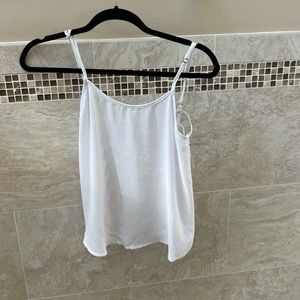 POETRY white backless shirt